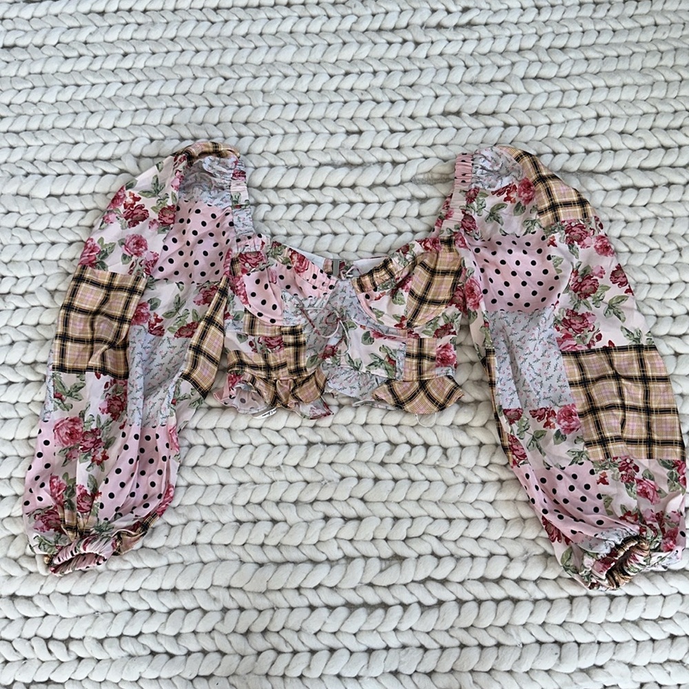 Revolve For Love & Lemons Marissa Crop Top NWT